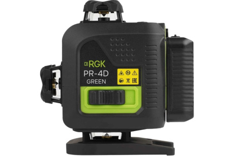 Купить Лазерный уровень RGK PR-4D Green с зеленым лучом фото №2