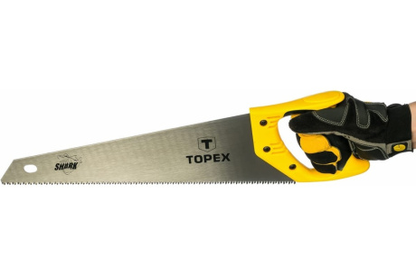 Купить TOPEX Ножовка по дереву  400мм  "Shark" 7TPI  10A440 фото №3