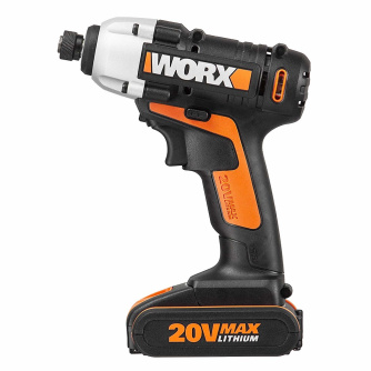 Купить Шуруповерт аккумуляторный WORX WX290.1 20V 2,0Ач кейс фото №2