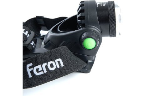 Купить Налобный фонарь FERON ZOOM с аккумулятором TH2305 5W 2x18650 IP44 пластик-алюминий фото №3