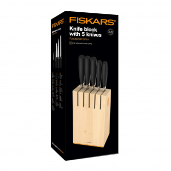 Купить Набор Fiskars: Ножи Functional Form + в деревянном блоке 5шт   1016004 фото №8