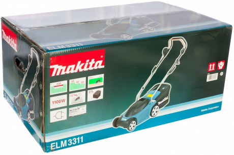 Купить Газонокосилка Makita ELM 3311 электрическая фото №11
