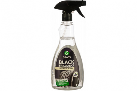 Купить Чернитель-полироль шин GRASS "BLACK BRILLIANCE" Silicone  0,5л   125105 фото №1