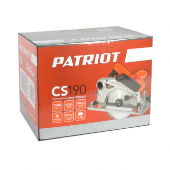 Купить Пила дисковая Patriot CS 190 фото №6
